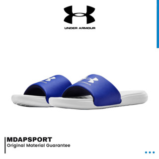 UNDER ARMOUR Under Armor Slide Sandals Hello Gray Royal Halo