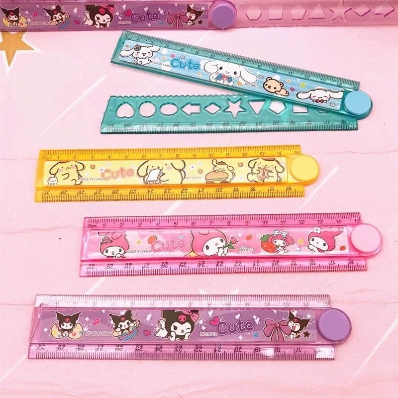 Sanrio Cute Colorful Folding Ruler/Cute Folding Ruler Cinnamoroll