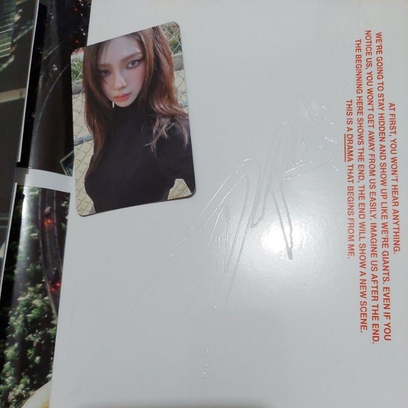 Aespa DRAMA 4th Mini Album Official Karina Photocard B Version ...