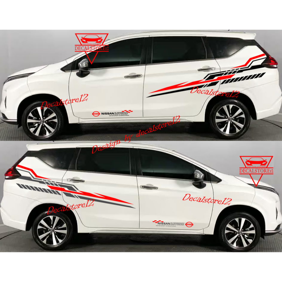 Sticker nissan grand livina Car body sticker all new nissan livina ...