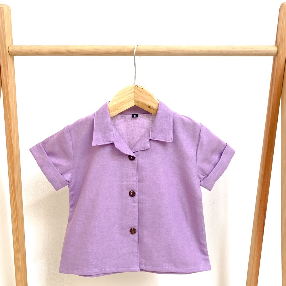 B@ru Linen Shirt Kids [194] | Shopee Malaysia