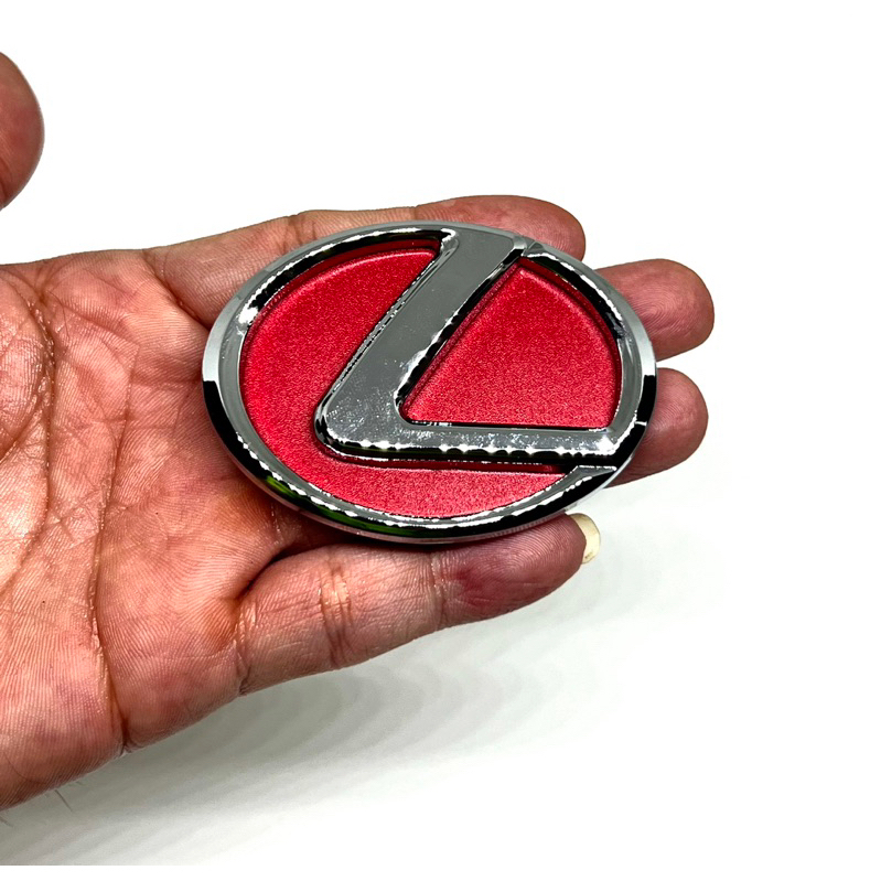 MERAH Car Emblem Red Lexus Car Stir Logo 6.5cm Shopee Malaysia