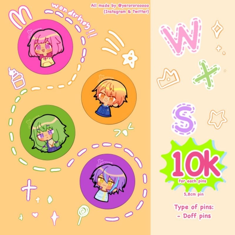 Wonderland x Showtime Doff Pins | Shopee Malaysia