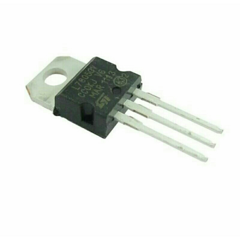 100 PCS LM7805 L7805 7805 Voltage Regulator IC TO-220 - 5V Regulator Bulk Pack