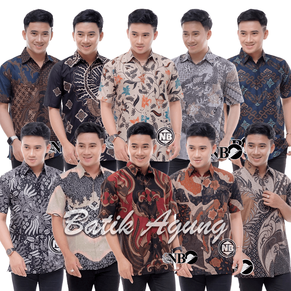 KEMEJA Men's Casual Batik Shirts Cool Hangouts/Men's Casual Batik