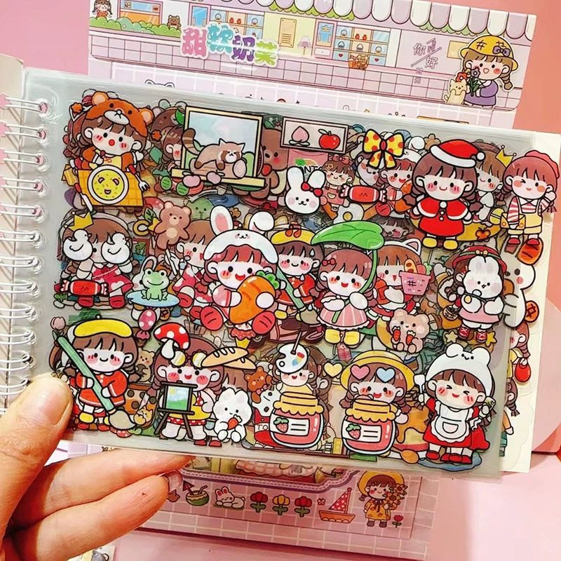 Mimi ACC 1PCS MOMO MOTIF STICKER BOOK/ MOMO BOOK STICKER/ VIRAL BOOK ...