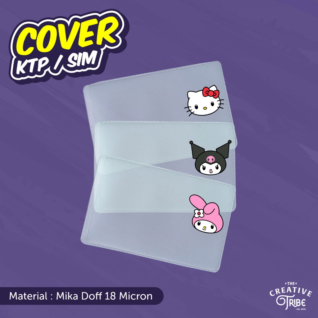 Sanrio - Unique Character KTP / SIM Cover - Mica Plastic Cover ...