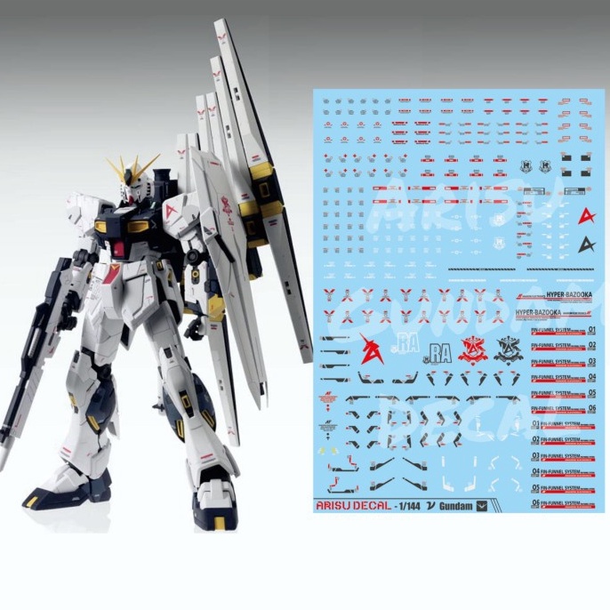 Limited Stock Water Slie eal v Gunam Nu Gunam HG RG 1144 Arisu eal FNP ...