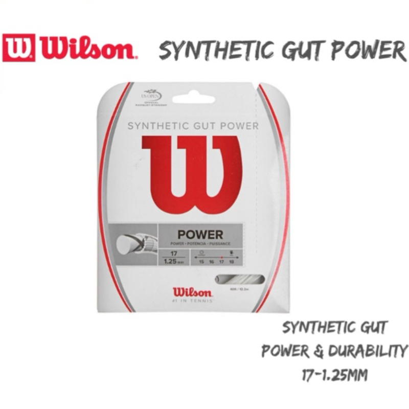 Wilson Synthetic Gut Power 17. Tennis Racket String