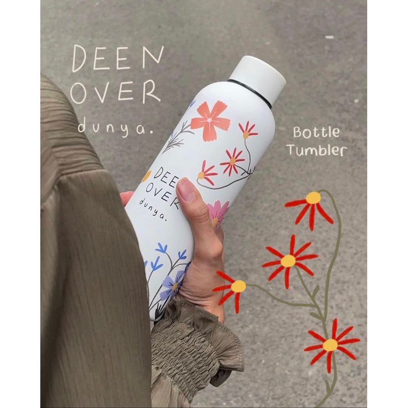 Tumbler Elite Print Deen Over Custom Tumbler Premium Aesthetic Floral ...