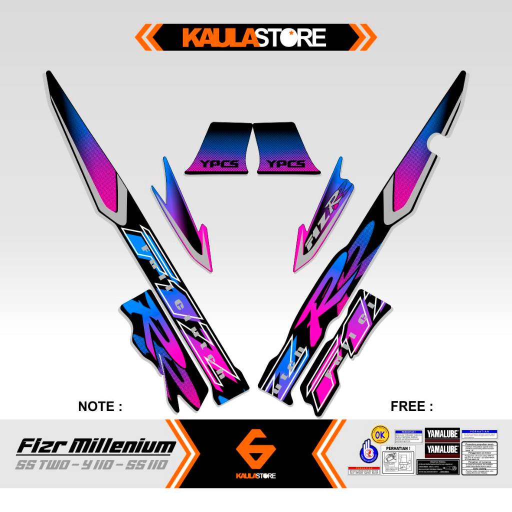 Striping F1ZR MOTIF 16 / STICKER FIZR / Z / SS TWO / Y110 / SS 110 ...