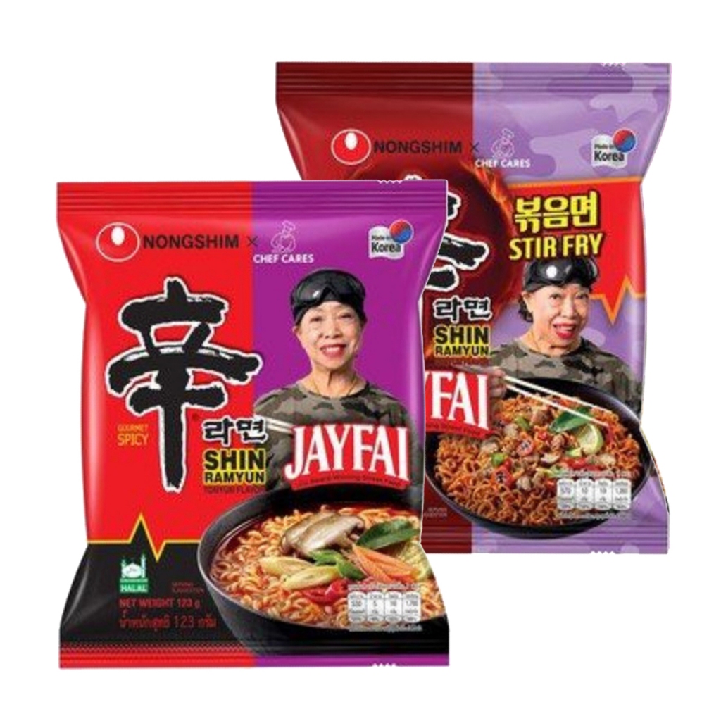 Jayfai Nongshim Shin Ramyun Jay Fai Halal Tomyum Flavor Korean