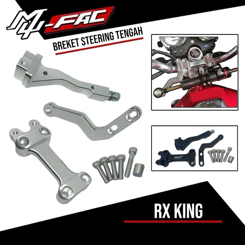 Bracket Stabilizer Rx King Mufac And Stabilizer Matris Steering Dumper Damper Rx King Shopee