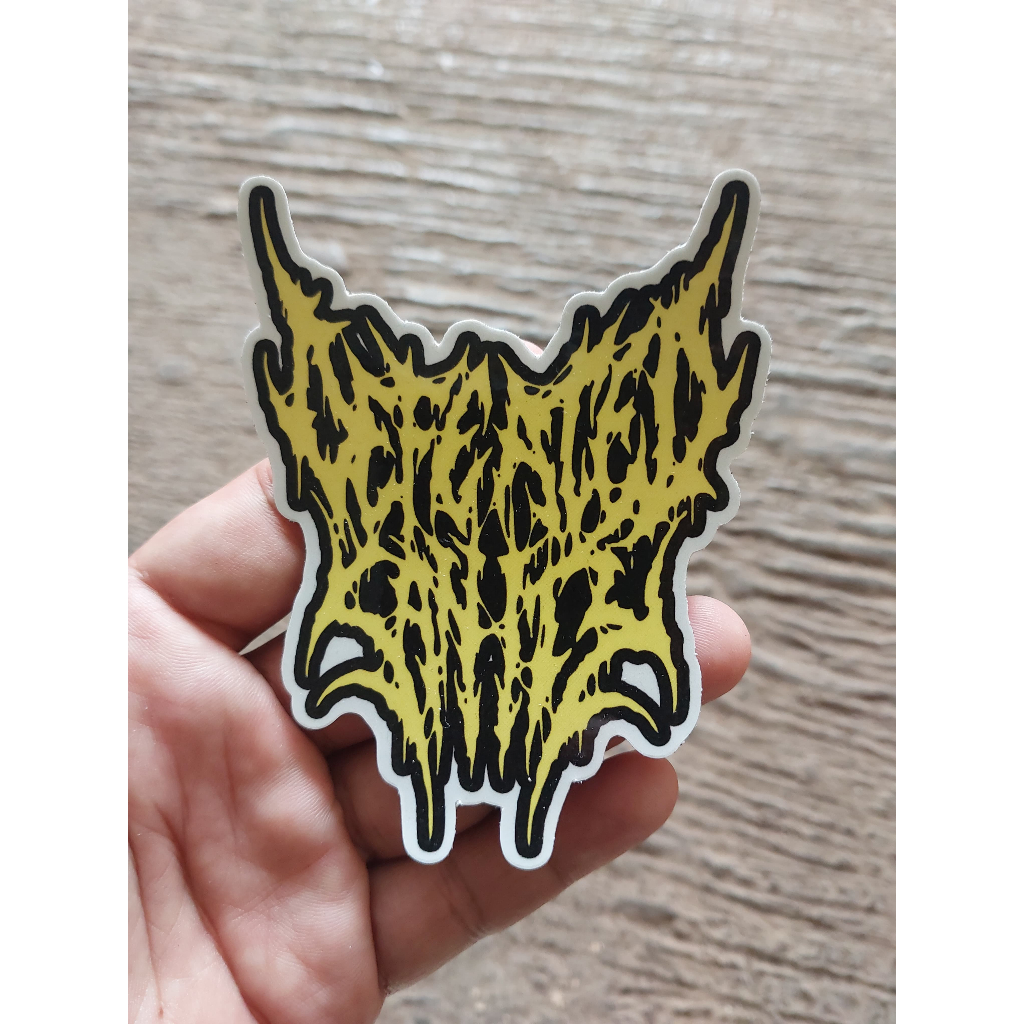 Defeated SANITY Sticker - Death Metal Band Logo Sticker - Cutting ...