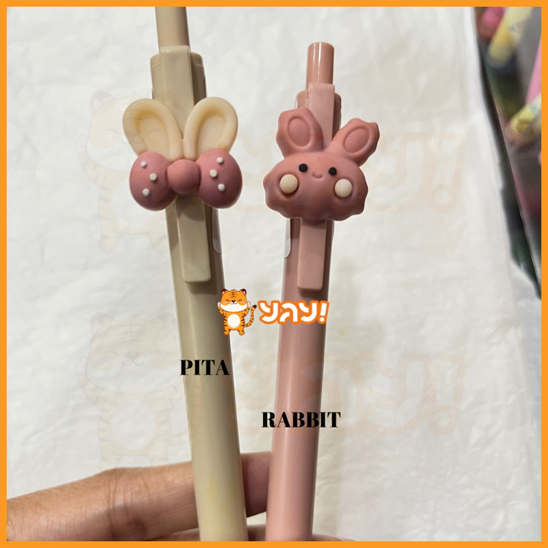 Yes! Rabbit Ribbon Character Rubber GEL Pen | Shopee Malaysia
