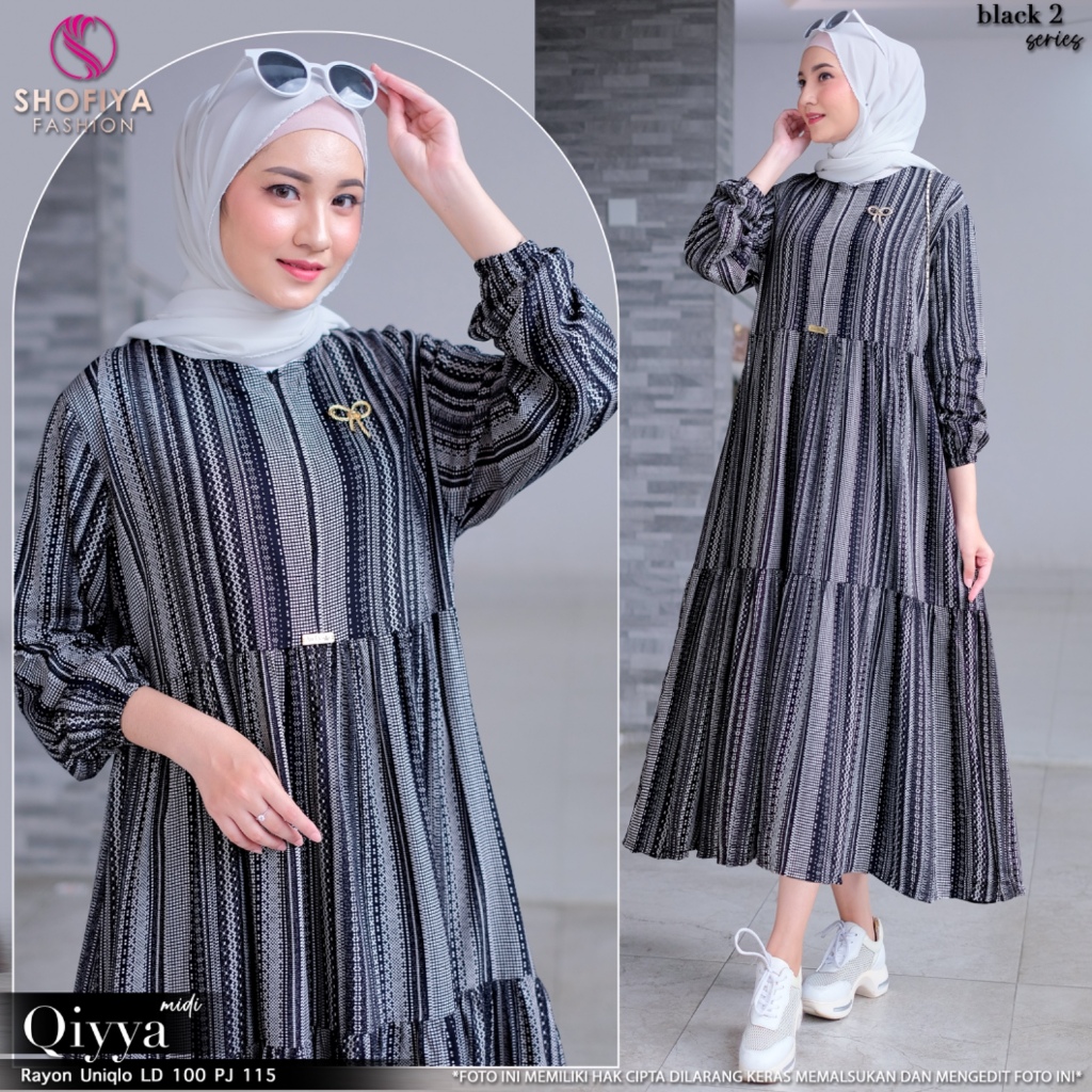 Qiyya MIDI Women's Clothing FASHION Trend HQ From SfS | Shopee Malaysia