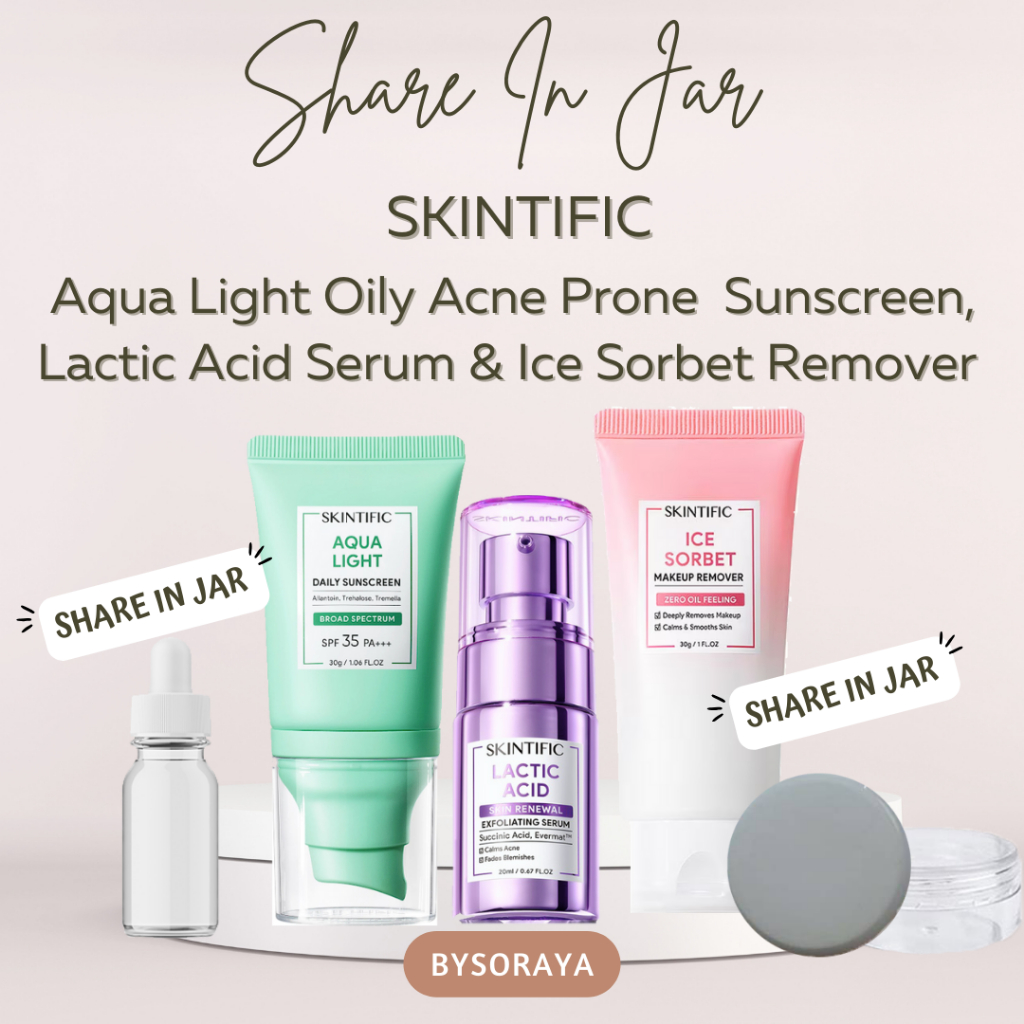 [SHARE In JAR] SKINTIFIC Peeling Lactic Acid Skin Renewal Exfoliating ...