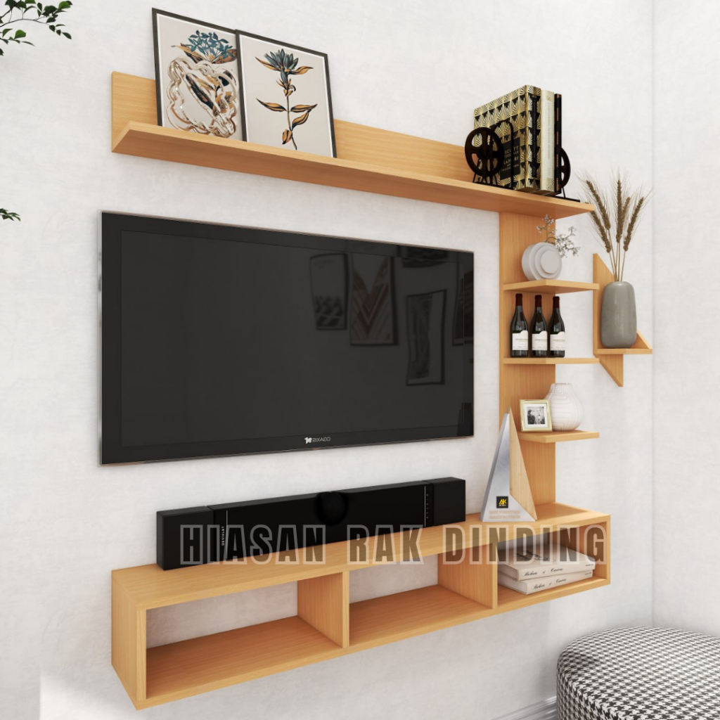 The Latest Modern Minimalist Wall TV Rack, Aesthetic Living Room