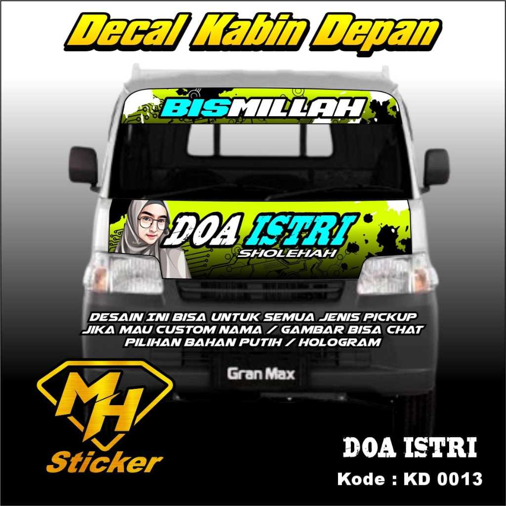 Pick Up Car Cabin Stickers Grandmax, Max, Carry, Traga, Futura Stickers ...