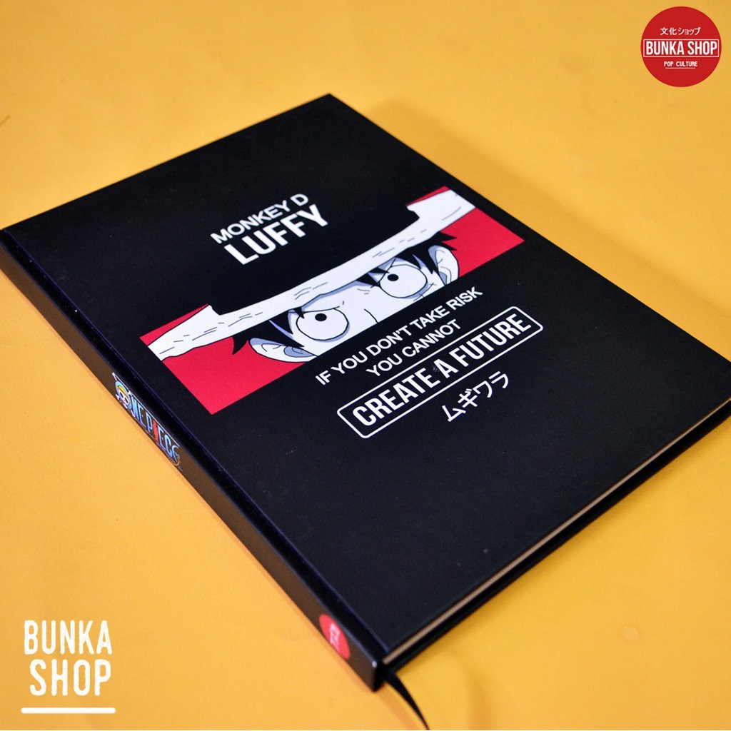 Pocketnote Anime One Piece Monkey D Luffy Quote Hardcover A6 Notebook ...