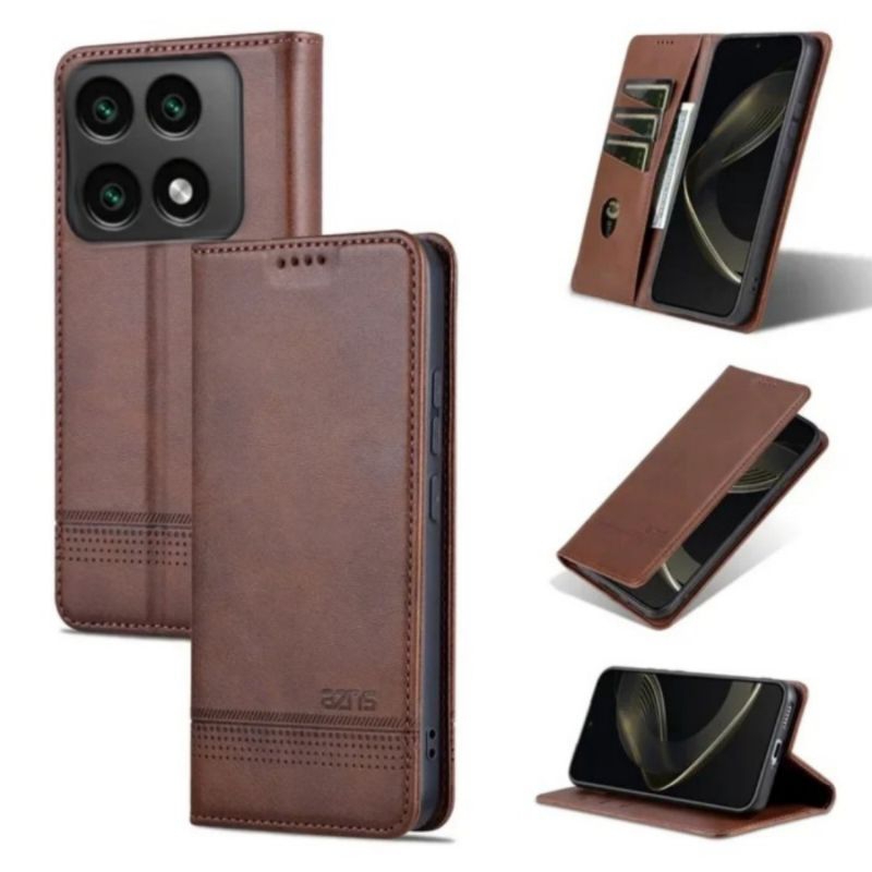 Case Xiaomi Poco X6 5G/Xiaomi Poco X6 pro 5G flip wallet Leather Cover ...