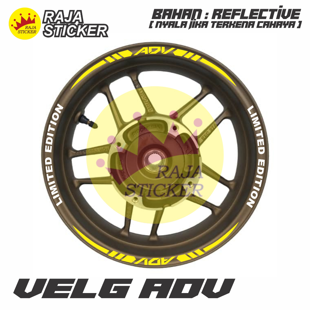 Honda ADV Rim Sticker reflective Material | Shopee Malaysia