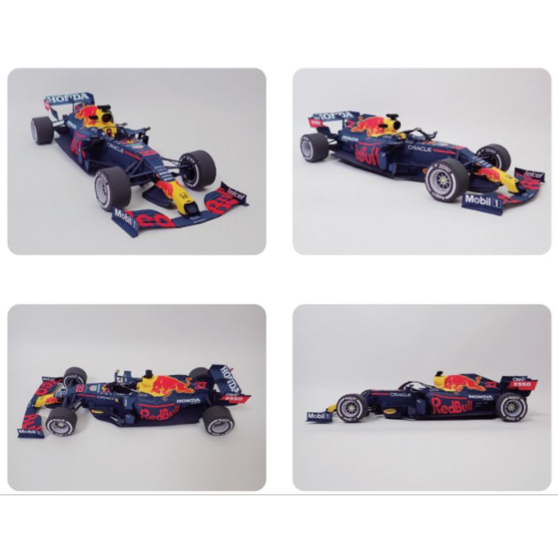 Redbull F1 Racing Car papercraft Pattern Sheet 1:18 Scale (OP-Ad2 ...