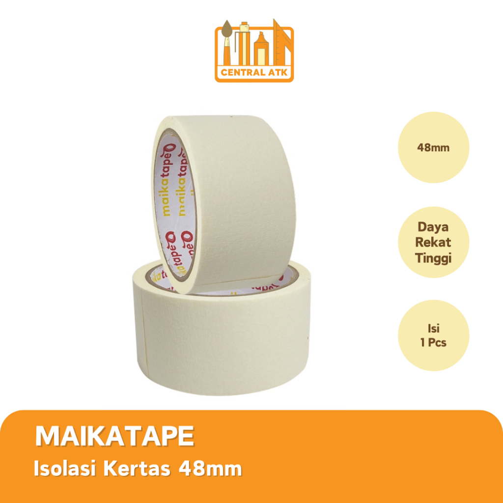 Paper ISOLATION / MASKING TAPE MAIKATHE 48MM | Shopee Malaysia