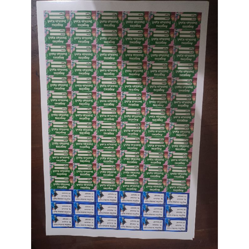 Children's Name Label Sticker Book Name Sticker Cromo Sticker Material ...