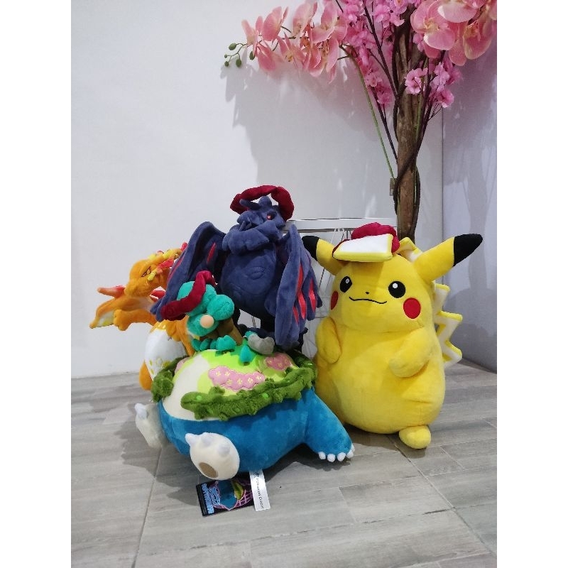 Pokemon Doll Gmax Gigantamax Corviknight,Snorlax,Pikachu, Charizard ...