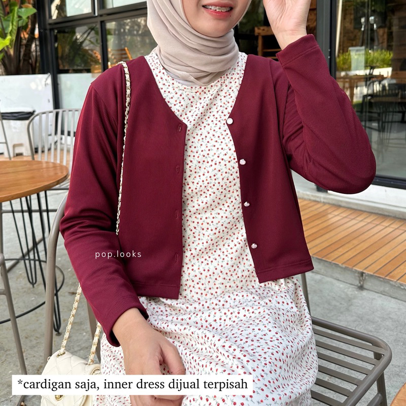 V neck CARDIGAN pop.looks Shopee Malaysia