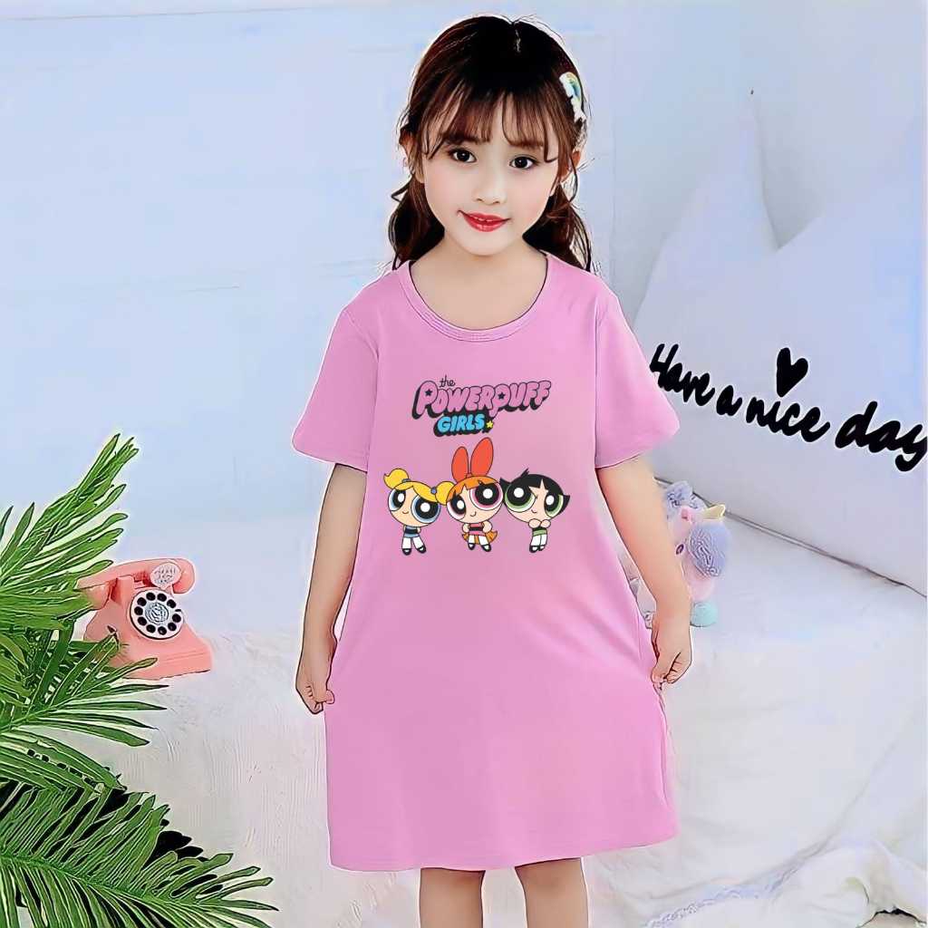 Powerpuff GIRLS DRESS For GIRLS Ages 110 Years Shopee Malaysia