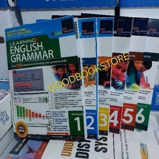 Sap Education Learning Book + English Grammar Level 1-6 Workbook ...