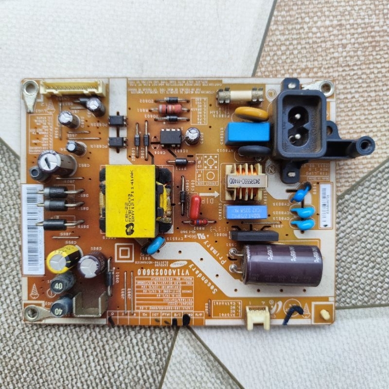 MESIN Toshiba 19HV15E tv regulator psu power supply machine | Shopee ...