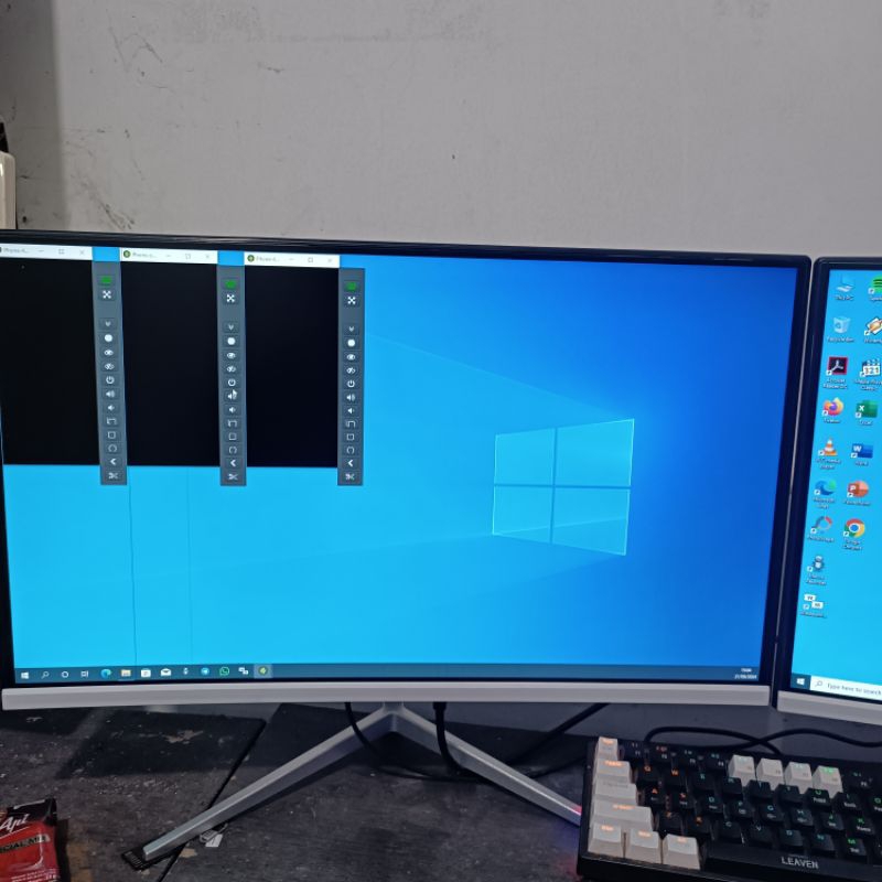 Monitor 24 in minus Complete Line box | Shopee Malaysia