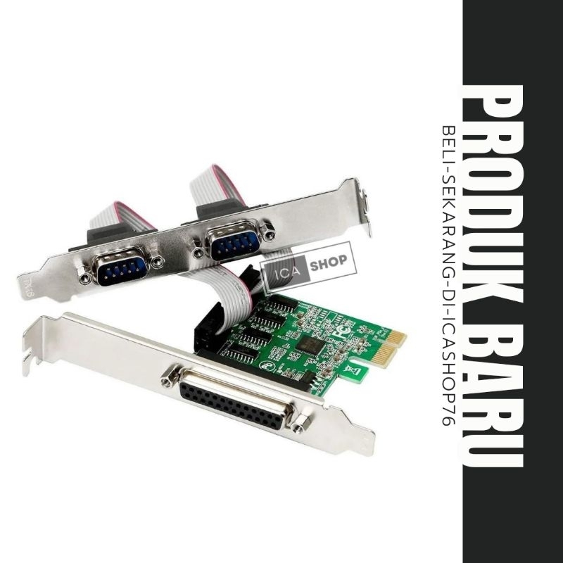 Pci EXPRESS COMBO MULTI I/O CARD (1 LPT DB25 port - 2 Series DB9 port ...