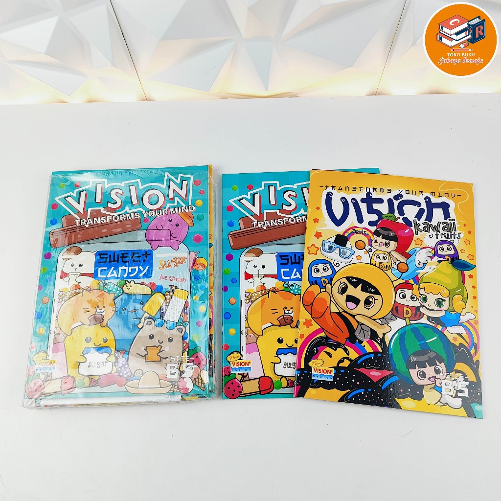 Vision Boxy Notebook 42 Sheets Big Size Book Unit B5 | Shopee Malaysia