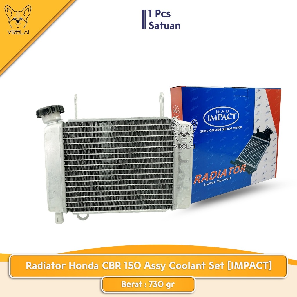 Honda CBR 150 / CBR 150 LED Radiator Assy Coolant Set [IMPACT] | Shopee ...