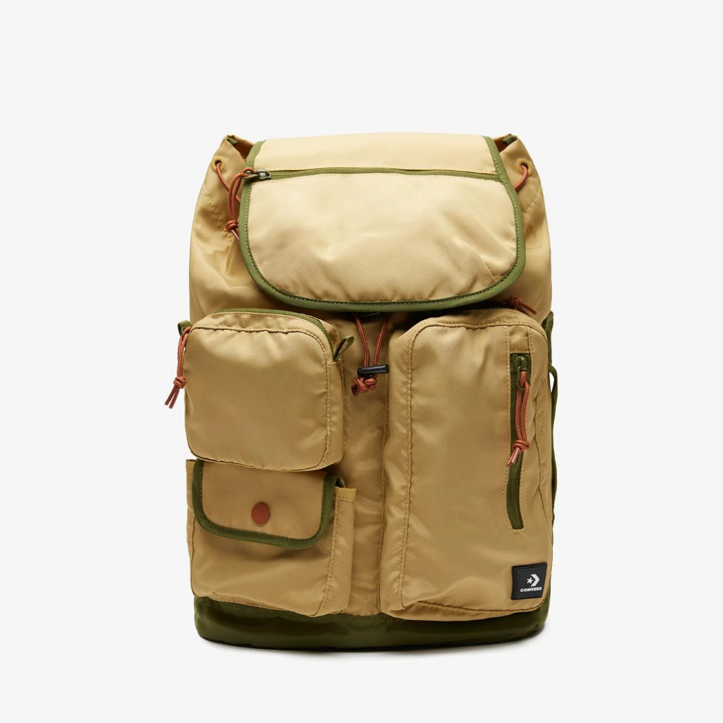 Converse Backpack Rucksack Beige Casual Sport Lifestyle Hiking Mountain Bag 100 Original