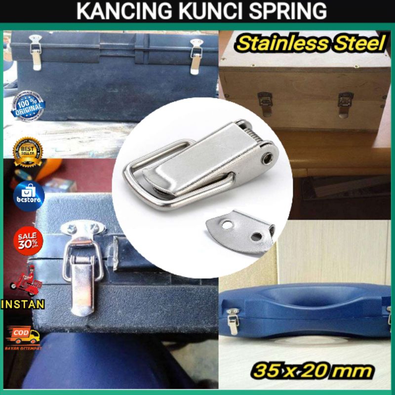 Button Lock Spring Loaded Toggle Latch Catch Hasp - KAK-J107 | Shopee ...