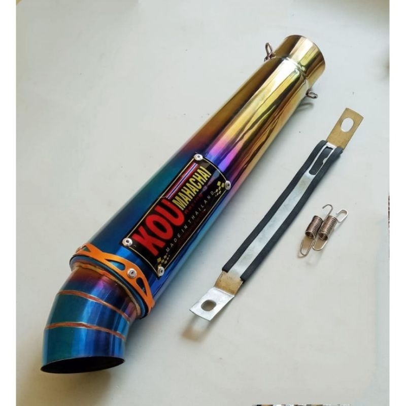 Canister Muffler Only Kou mahacai Racing Open Pipe 51mm | Shopee Malaysia