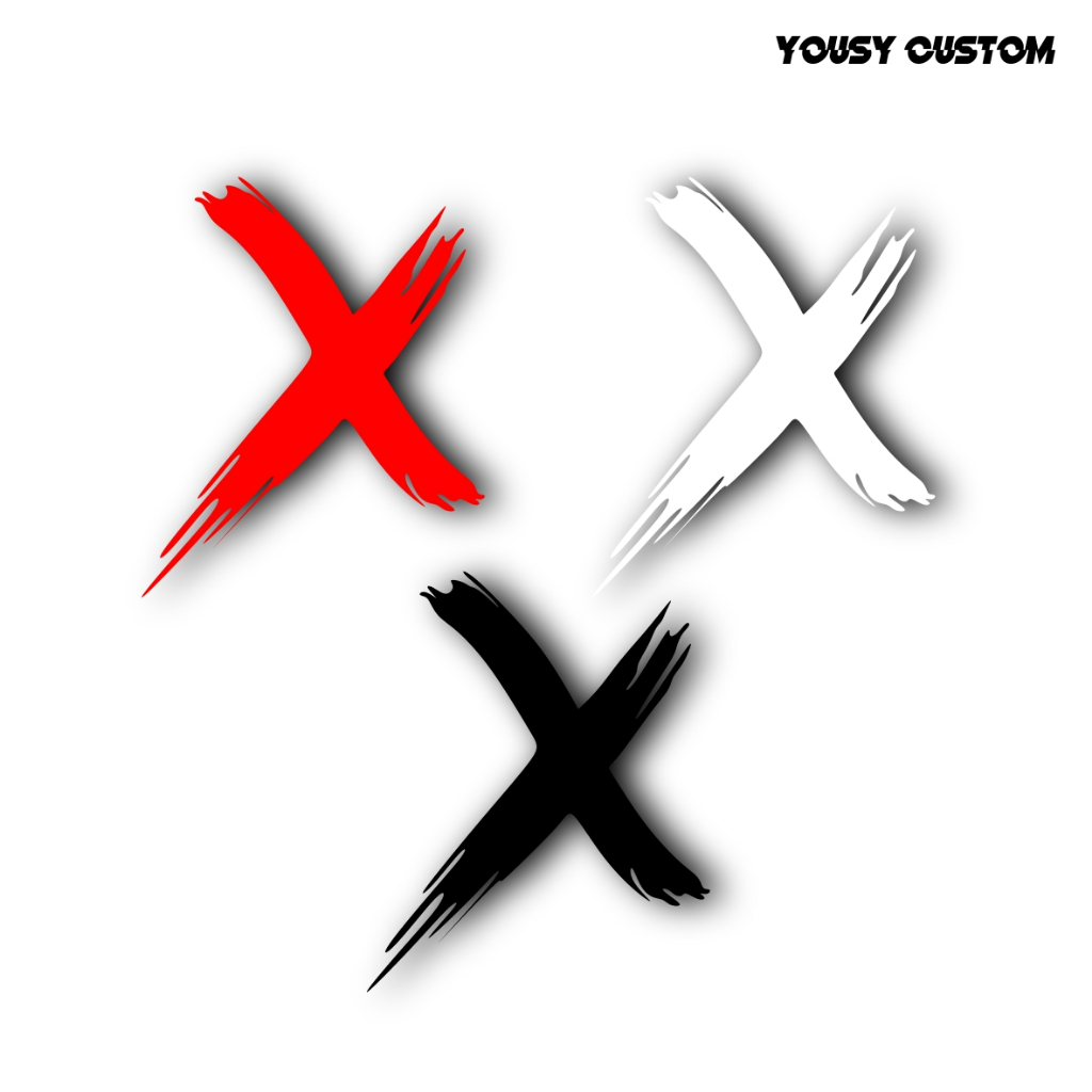 STICKERS X CUTING VIRAL STICKER MOTOR STICKER MOTOR CUSTOM STICKER ...