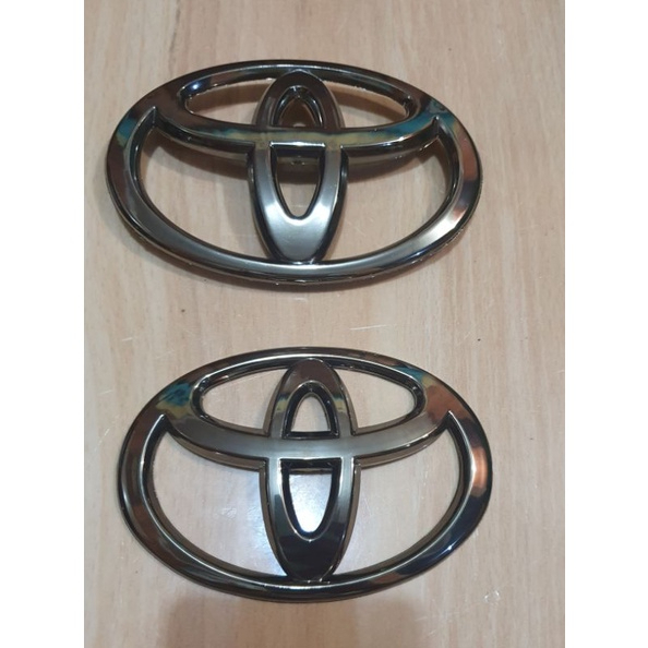 Toyota Veloz Avanza 2016-2022 Blackchrome Black Chrome Logo Emblem ...