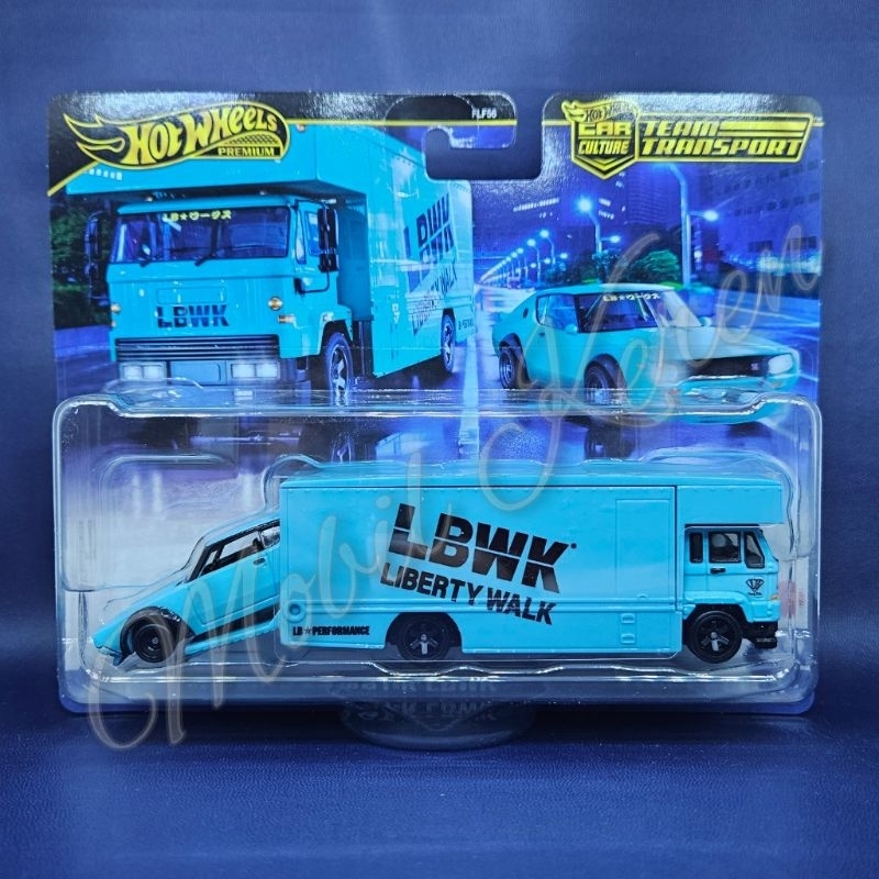 Diecast Hot Wheels Premium team transport LBWK Liberty Walk Nissan ...