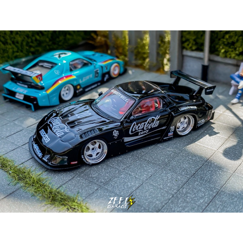 Inno64 Mazda RX-7 (FD3S) LB Super Silhouette Black Coca Cola | Shopee ...