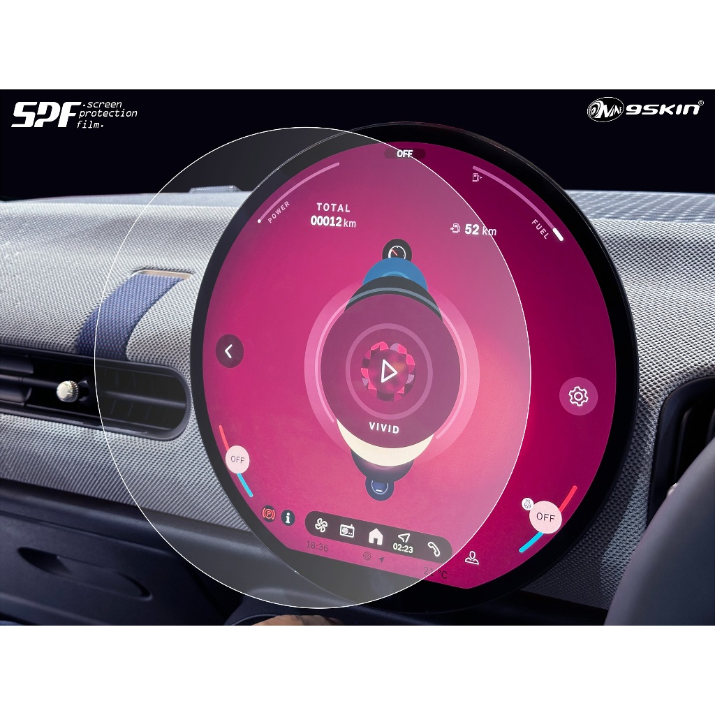 LAYAR Ppf SPF Anti-Scratch Screen Mini Cooper J01 EV F65 F66 Countryman ...