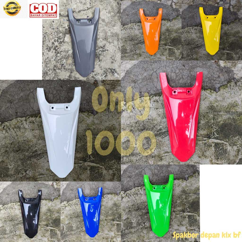 REAR FENDER KLX BF DTRACKER PAD REAR FENDER KLX BF TRAIL SUPERMOTO ...