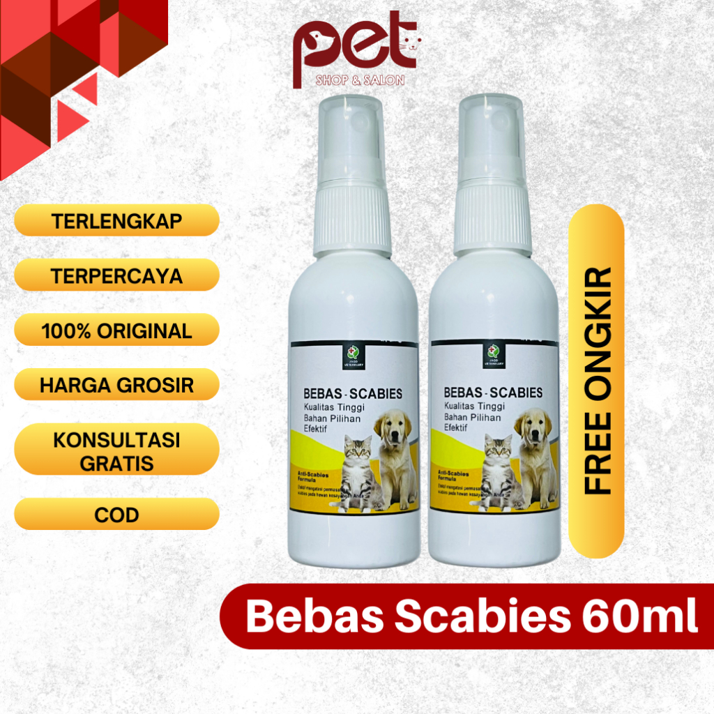 Scabies Free 60 ml - Jago Veterinary - Gudig Medicine for Rabbit Cats ...