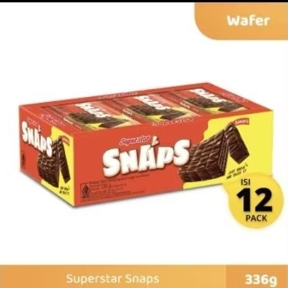 Superstar SNAPS 28 gr 1 BOX contains 12/ SNAP CHOCOLATE | Shopee Malaysia