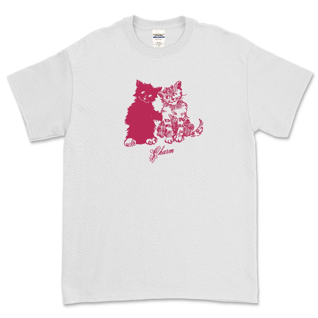 CLAIRO - CHARM FRIENDS (CAT) T-SHIRT T Shirt Lelaki Cotton 100